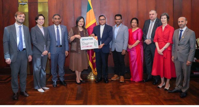 Diplomats In Sri Lanka Donate Their Own Salaries